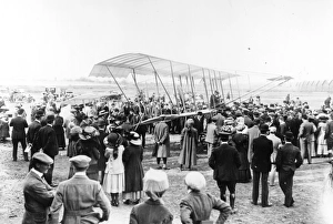 Biplane Collection: Biplane To Take Off