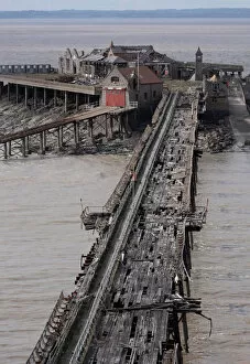 A fascinating collection of images featuring great British piers: Birnbeck Pier, Weston Super Mare