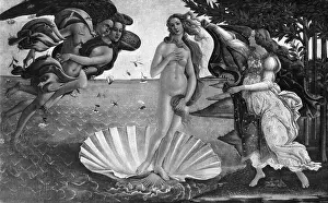 Venus Prints: Birth Of Venus By Botticelli