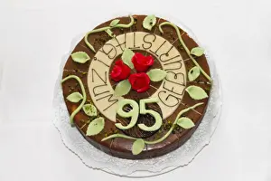 Cake Prints: Birthday cake, 95th birthday, Germany, Europe