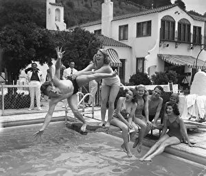 Birthday Prints: Birthday Pool Party for Judy Garland and Friends