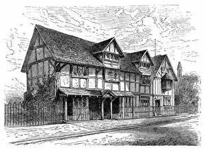 Images Dated 2nd December 2017: The birthplace of William Shakespeare (1564 - 1616), Stratford