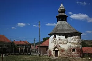 No One Collection: Biserica Reformata-Calvina Rotonda, Geoagiu, Gergesdorf, Transylvania, Romania