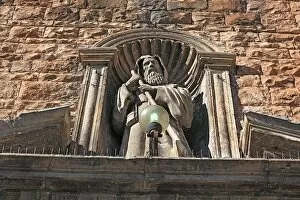 Structure Collection: Bitonto, portal of the Chiesa San Francesco di Paola in Piazza Aldo Moro, Puglia, Italy