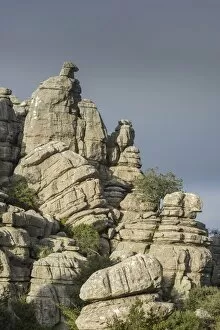 Images Dated 24th April 2013: Bizarre limestone rock formations, El Torcal Nature Reserve, Antequera, Andalusia, Spain