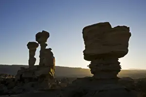Cloudless Prints: Bizarrely rock El Submarino (the submarine) at National Park Parque Provincial Ischigualasto