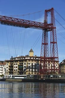 Images Dated 6th November 2015: Bizkaia Bridge, Puente Colgante, Bilbao, Spain