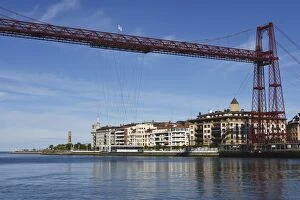 Images Dated 6th November 2015: Bizkaia Bridge, Puente Colgante, Bilbao, Spain