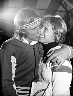 Bjorn Borg Prints: Bjorn Borg and Mariana Simionescu