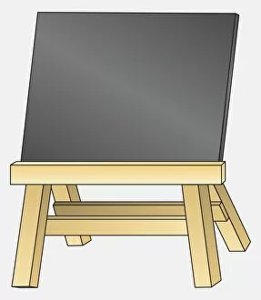 Images Dated 30th November 2006: Black board on stand