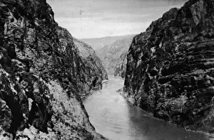 Prints of Black Canyon on the Boulder river in Colorado before work starts on the construction of the Boulder Dam. (Photo by General Photographic Agency/Getty Images) A Timeless Collection of Hoover Dam Photography: Black Canyon
