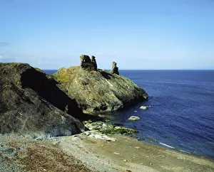 Prints of Black Castle, Wicklow Head, County Wicklow, Ireland Ireland Unveiled: Black Castle, Wicklow Head, County Wicklow, Ireland