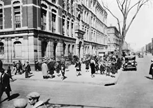Harlem Prints: Black Children Leaving School