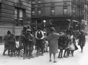 Harlem Prints: Black Children Playing In Harlem