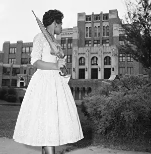 Little Rock Prints: Black Girl Stops To Look At Withdrawal