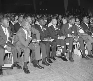 Rights Prints: Black Men Seated; Bill Russel, Etc; Conf