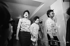 Nationalism Prints: Three Black Panthers Handcuffed