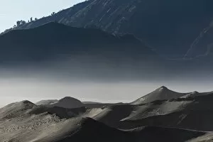 Volcano Collection: Black sand dune at mountain Bromo