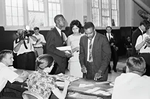 College Student Prints: Black Students Registering at University of South Carolina