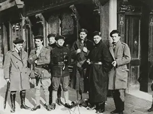 Caution Prints: Black and Tans Guarding Dublin Street