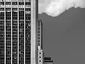 Black And White Cityscape