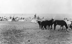 1942 Prints: Blackfoot Camp
