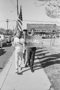 Discrimination Prints: Blacks Marching In Protest To Discrimina
