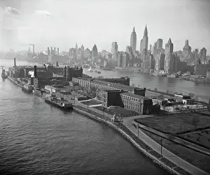 Blackwell's Prison on Welfare Island in New York