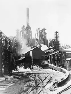 Blast Furnace at Steel Mill