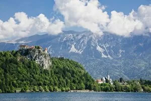 Images Dated 9th May 2012: Bled castle, Lake Bled (Blejsko jezero), Slovenia