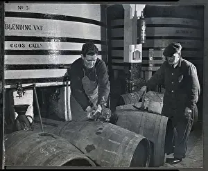 Whiskey Prints: Blended Whiskey Piped From Blending Vat
