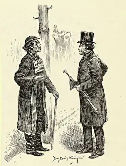 Generosity Prints: Blind Beggar and Gentleman Philanthropist
