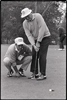 Blind Golfer Sinking Putt