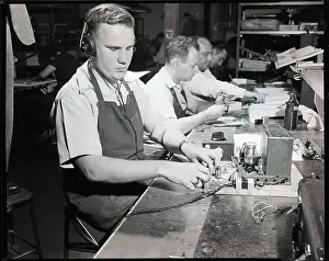 Electronic Prints: Blind Man Test Electronic Equipment