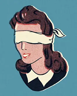 Blindfolded Woman