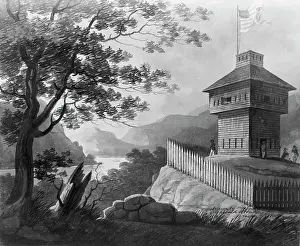 Guard Prints: Blockhouse At West Point, 1802, Painting