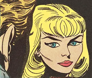 Illustratio Prints: Blond woman