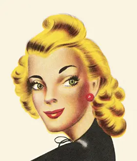Adul Prints: Blond Woman