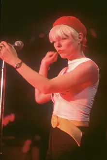 Prints of CIRCA 1979: Singer Debbie Harry of the New Wave pop group Blondie performs onstage wearing a King Kong t-shirt in circa 1979. (Photo by Michael Ochs Archives/Getty Images) A Rare Collection of Striking Prints Capturing the Essence of Blondie: Blondie Performing In LA