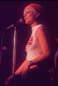Prints of CIRCA 1979: Singer Debbie Harry of the New Wave pop group Blondie performs onstage wearing a King Kong t-shirt in circa 1979. (Photo by Michael Ochs Archives/Getty Images) A Rare Collection of Striking Prints Capturing the Essence of Blondie: Blondie Performing In LA