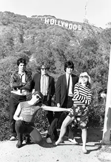 Blondie Portrait Session With Hollywood Sign