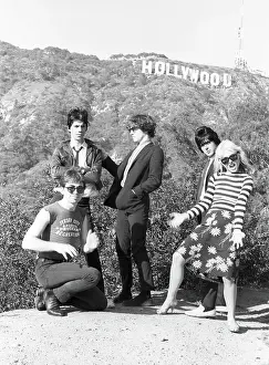 Blondie Portrait Session With Hollywood Sign