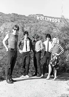 Blondie Portrait Session With Hollywood Sign