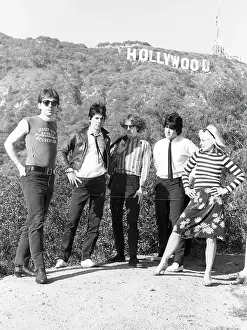 Blondie Portrait Session With The Hollywood Sign