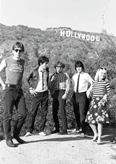 Blondie Portrait Session With The Hollywood Sign
