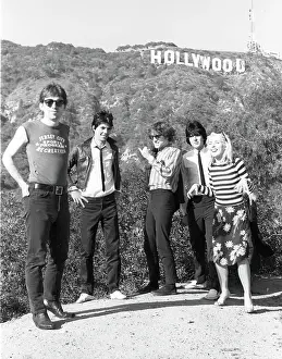 Blondie Portrait Session With The Hollywood Sign