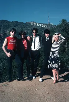 Blondie Portrait Session With The Hollywood Sign