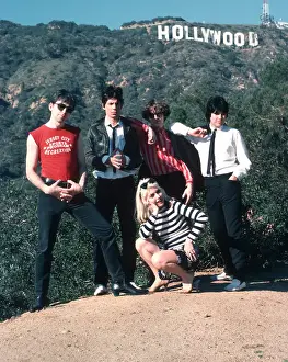 Blondie Portrait Session With The Hollywood Sign