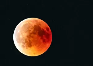 Images Dated 28th July 2018: Blood Moon 2018, Salzburg Austria