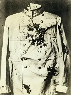 1910s Style Prints: Bloodied Coat of Franz Ferdinand